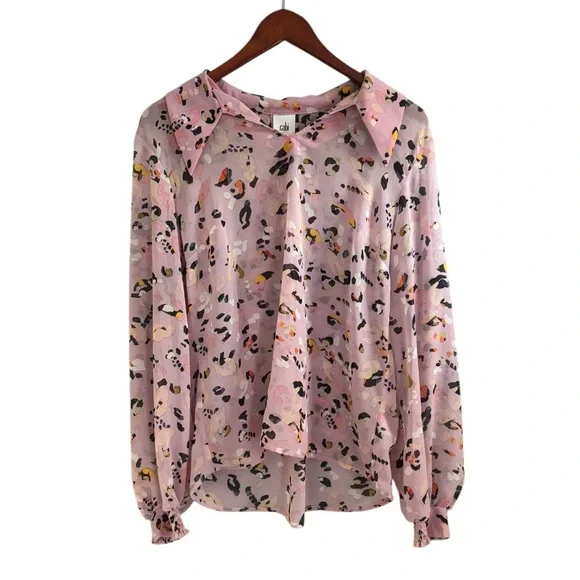 CAbi Pounce Top Pink Exotic S - Picture 7 of 8